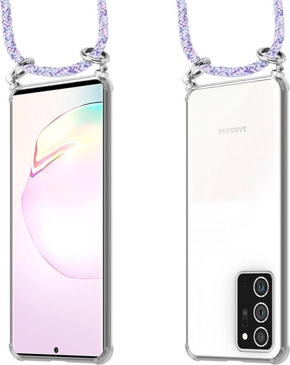 Produktbild Cadorabo TPU Handy Kette SILBER Cover