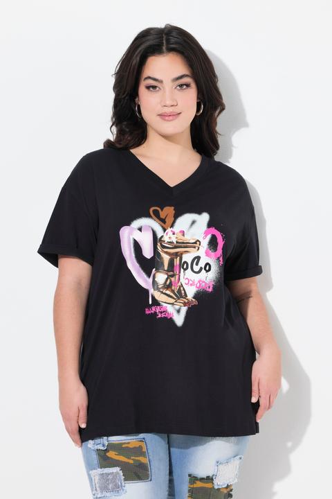 Actual product image Angel of Style T-Shirt, Boxy Fit, Kroko-Druck (46)