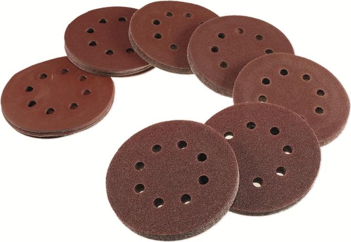 Produktbild Chilitec Schleifscheiben-Set, Ø 125mm, 70-tlg. (100, 120, 40, 60, 80)
