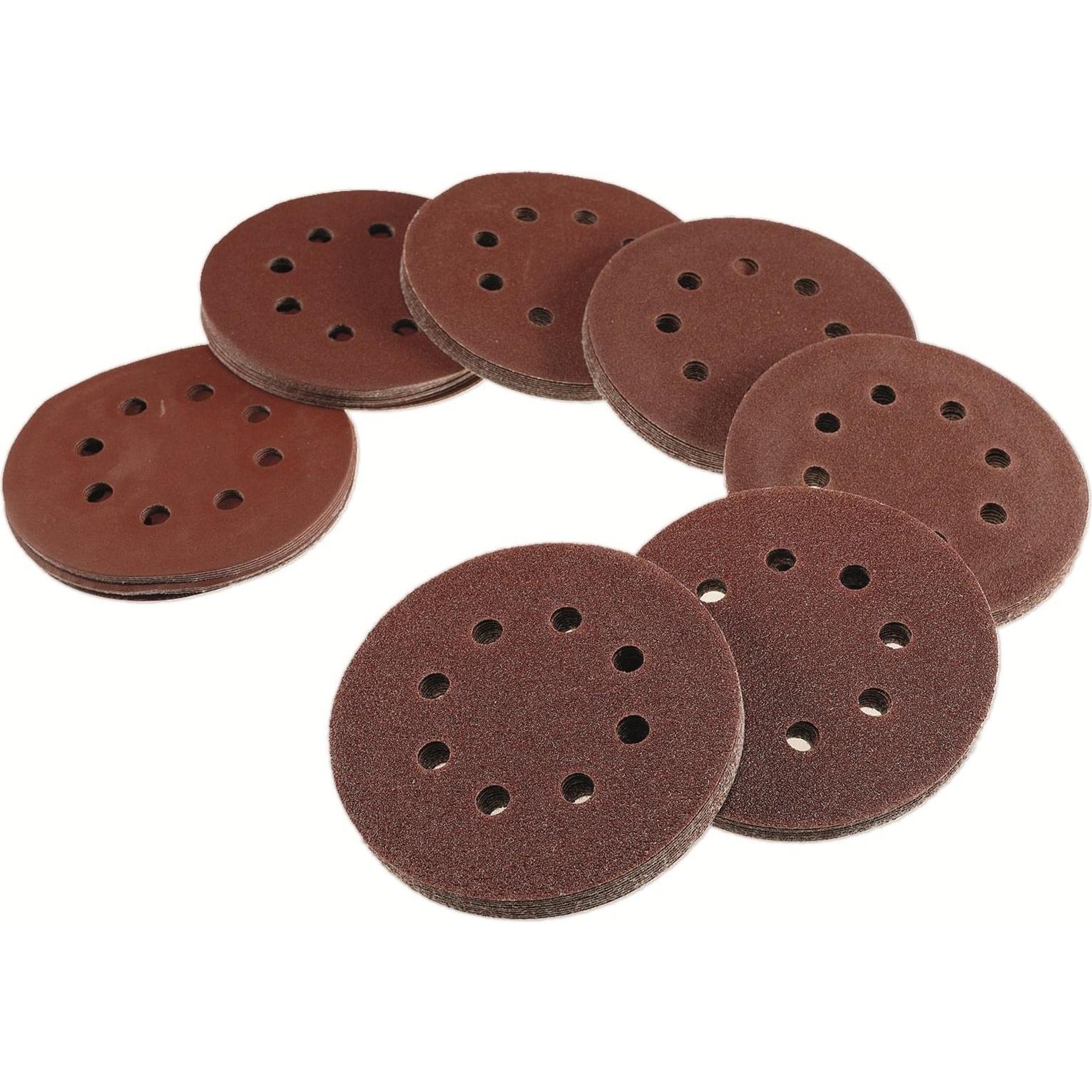 Thumbnail - Chilitec, Schleifmittel, Schleifscheiben-Set, Ø 125mm, 70-tlg. (40, 60, 80, 100, 120)