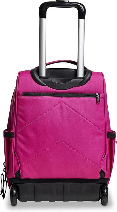 Actual product image Invicta Plain Trolley with Wheels, Shoulder Straps, and Multiple Pockets (42 l)