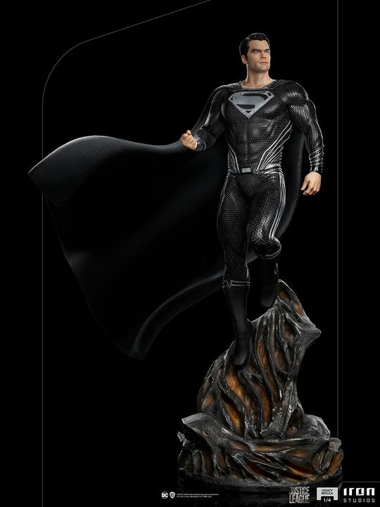 Immagine prodotto Iron Studios JUSTICE LEAGUE -Superman Tuta Nera -Statuetta Legacy Replica 1/4 69cm