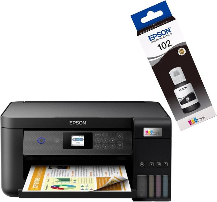 Produktbild Epson Produktset EcoTank ET-2850 + Tinte schwarz 102 Ecotank