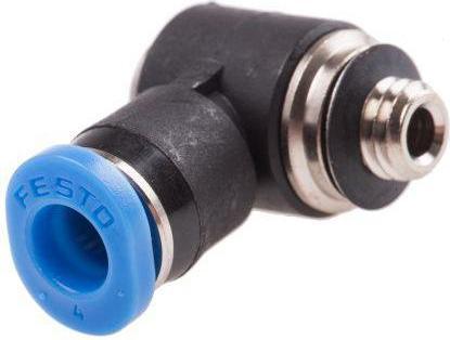 Produktbild Festo Push-in Elbow Fitting, Male M5, 4mm (Winkelverbindung)