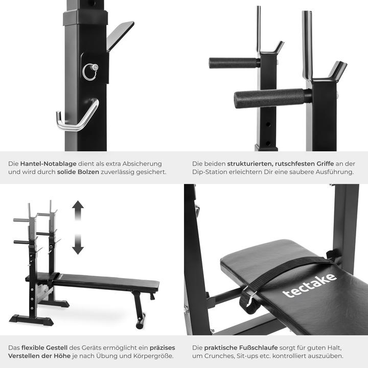 Produktbild tectake Hantelbank
