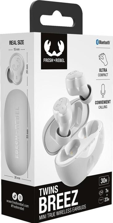 Image du produit Fresh'N Rebel Fresh 'n Rebel Twins Breez Ice Grey (NC, 30 h, Sans fil)