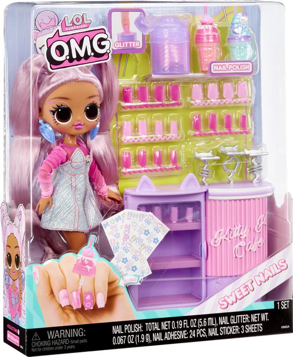Produktbild MGA OMG Sweet Nails™ - Kitty K Café