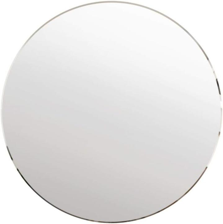 Actual product image MirrorOutlet Frameless Beveled Round Wall Mirror (60 cm)