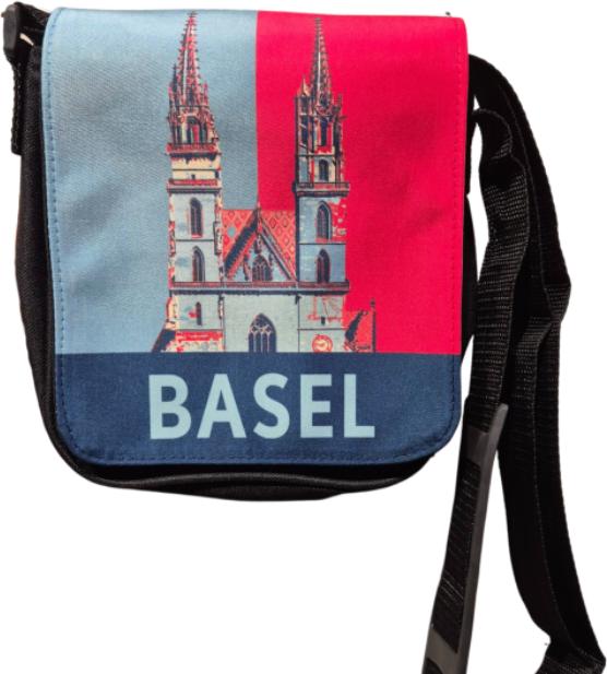 Immagine prodotto CreaDiva Umhängetasche Basel mittel - Münster RGB schwarz