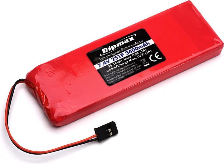Produktbild Ripmax LiPo-Akku 7.4V 3400mAh (7.40 V, 3400 mAh)