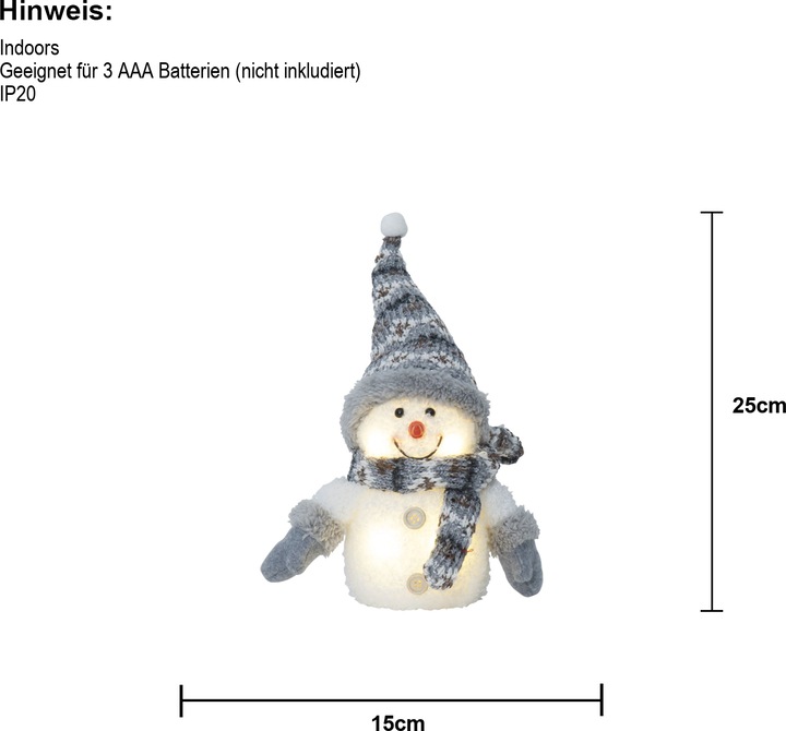 Immagine prodotto Star Trading Pupazzo di neve a LED