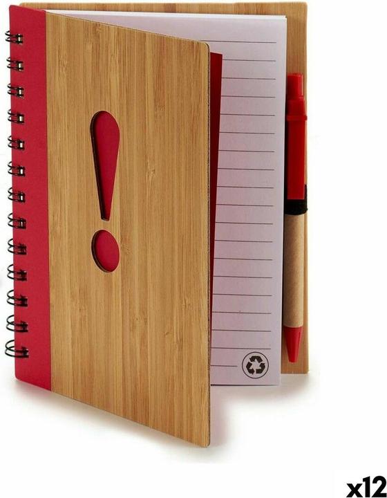 Produktbild Pincello Mini-Ringheft mit Kugelschreiber 14 x 18 cm Symbole (12 Stück) (14 x 18 cm)