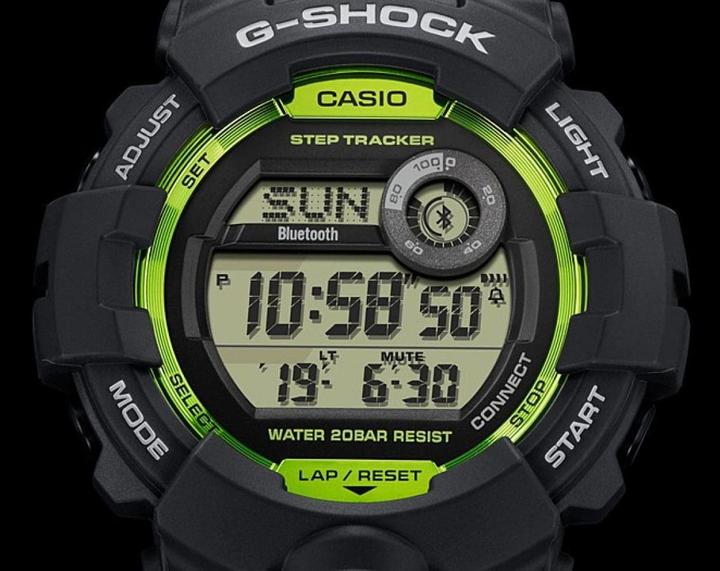 Image du produit G-Shock GBD-800-8ER (Montre numérique, Montre connectée, Montre de sport, 48.60 mm)
