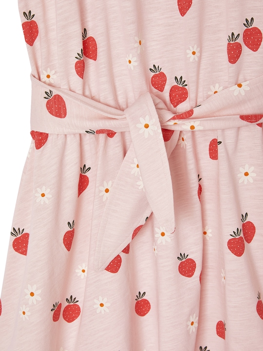 Image du produit Vertbaudet Mädchen Volantkleid mit Erdbeeren (110)