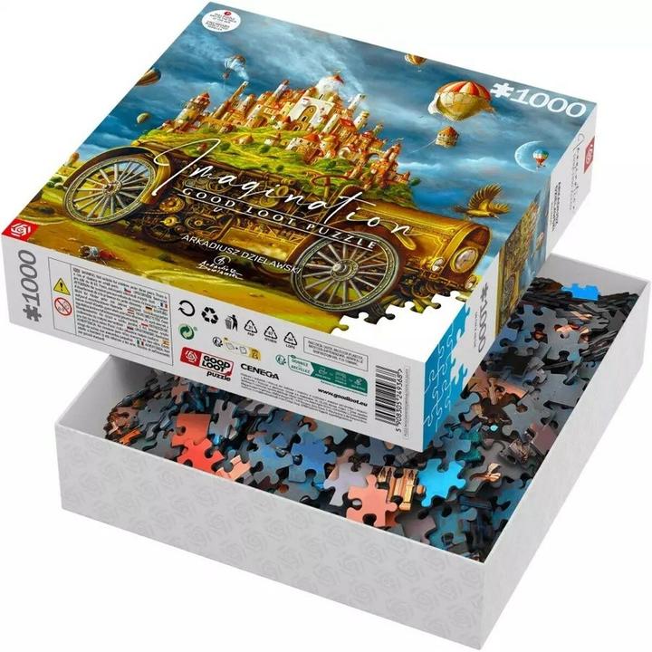 Produktbild Cenega Puzzle Good Loot Imagination Puzzle: Arkadiusz Dzielawski Wielka Przeprowadzka 1000 elementów (1000 Teile)