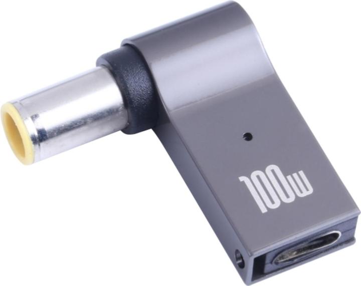Actual product image PowerGuard USB-C to Lenovo IBM Thinkpad Notebook Charger Adapter (7.9 x 5.4mm) (100 W)
