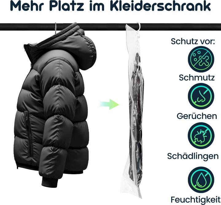 Produktbild Ideoon 4er-Set Vakuum-Beutel mit Haken