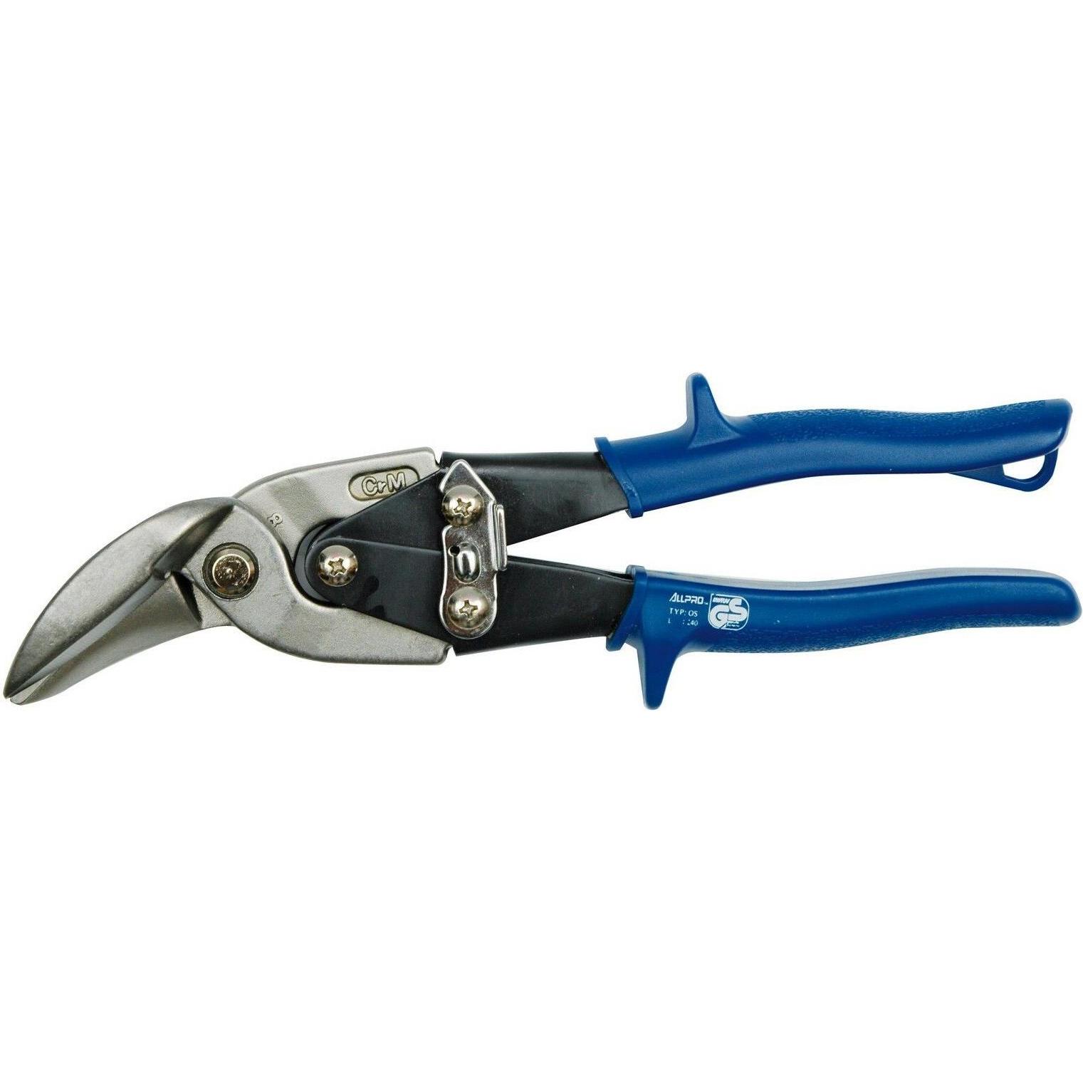 Toya, Bolzenschneider + Seitenschneider, Tin Snips Right Max 1.2mm Profi (250 mm)