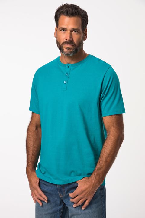 Produktbild JP1880 Henley, Basic, Knopfleiste, Halbarm, bis 7 XL (5XL)