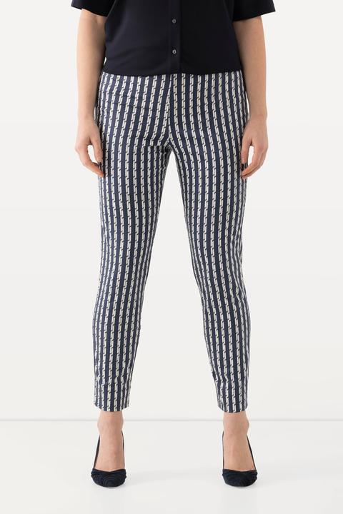 Produktbild Ulla Popken Bengalinhose Sienna, schmales Bein, Elastikbund, Stretch (42)