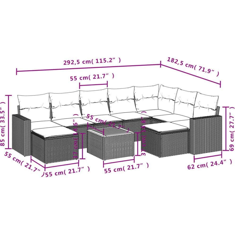 Thumbnail - VidaXL, Gartenlounge, Venetaa