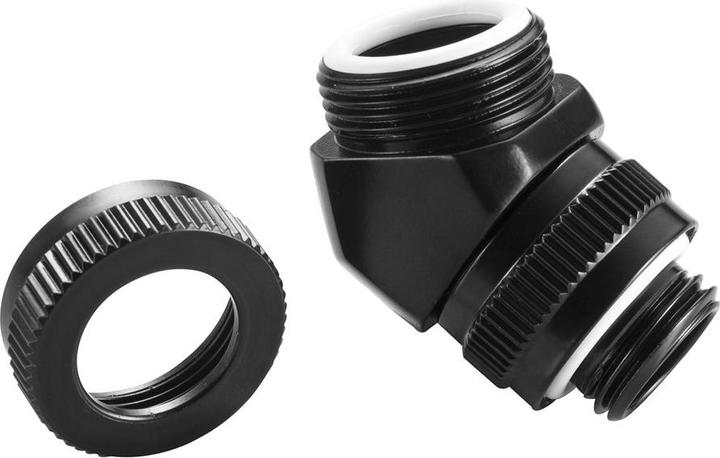 Produktbild Phanteks Glacier Rotary Anschluss 45 Grad G1/4 Zoll AG auf 12mm AD Hardtube - drehbar