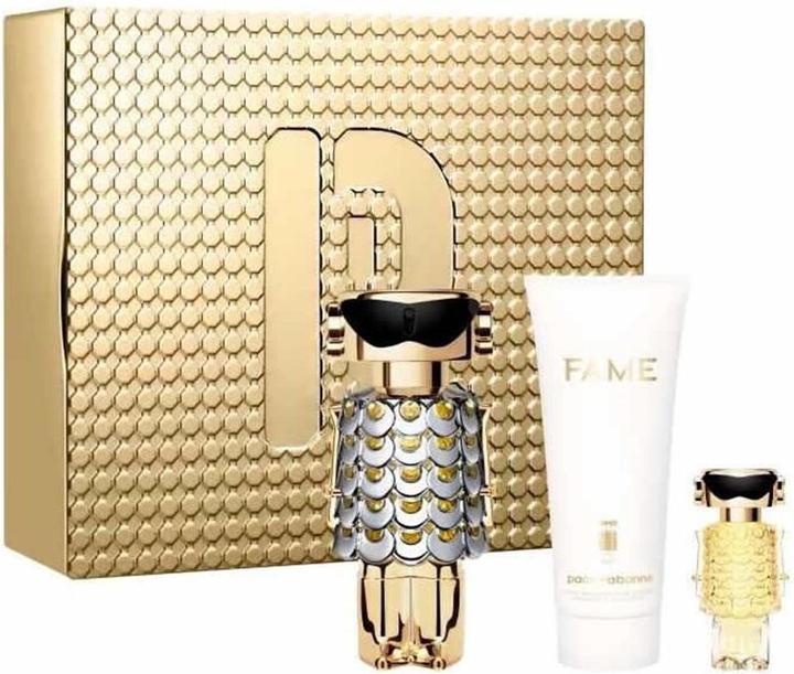Paco Rabanne PR FAME SET (EP 80 vp + BODY LOTION 100 ml + EP 4 ml) (Eau de Parfum, 100 ml)