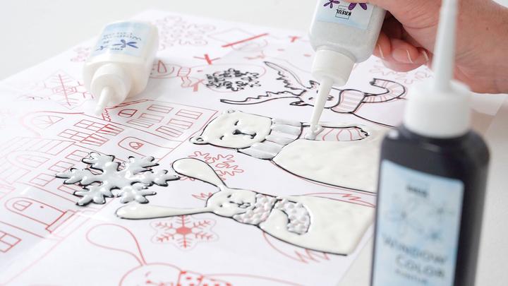 Image du produit Kreul Set Window Color "Hello Winter (480 ml)