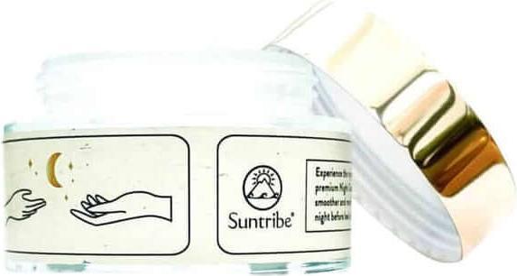 Image du produit Suntribe Bio-Nachtcreme Anti-Aging mit Hyaluronsäure, Retinol & Niacinamid (50 ml)