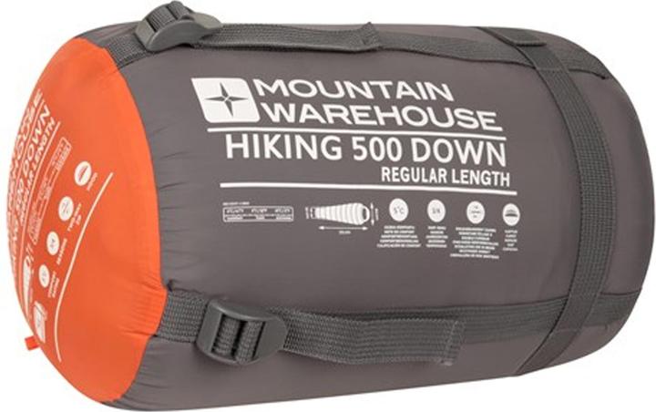 Actual product image Mountain Warehouse Hiking 500 Down Sleeping Bag