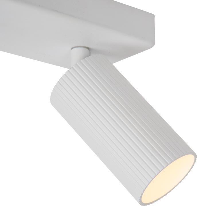 Actual product image Lucide CLUBS - Ceiling spotlight - 2xGU10 - White 09939/02/31 (GU10)