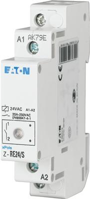 Image du produit Eaton Relais d'installation, 24VAC/50Hz, 1S+1Ö, 265198