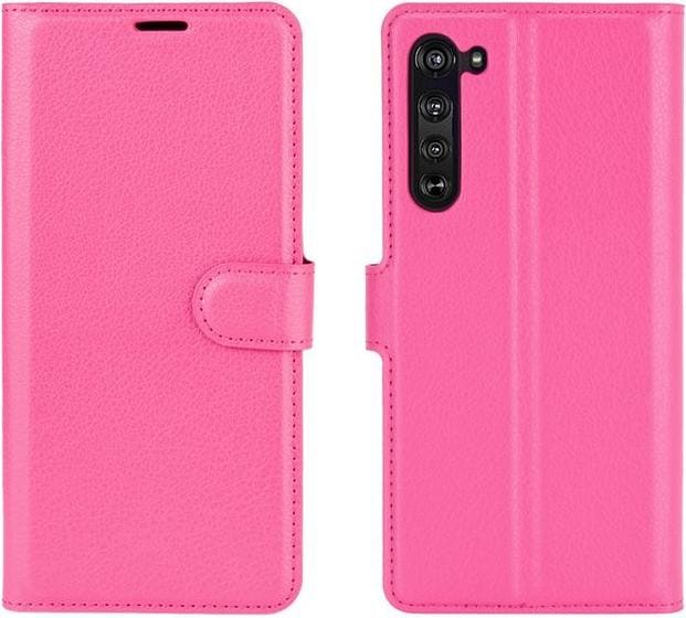 Produktbild MU Classic Litchi Leder Bookcover Series (Motorola Edge)
