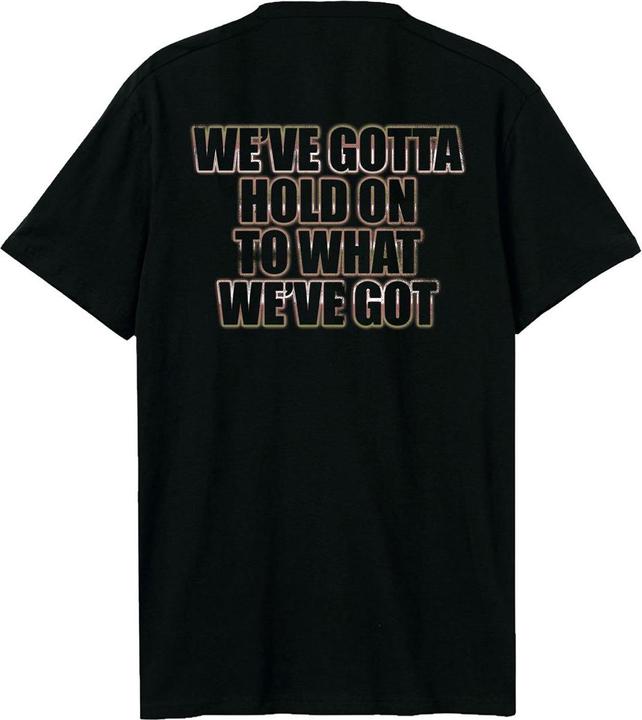 Actual product image Amplified Unisex Adult Hold On Bon Jovi T-Shirt (3XL)