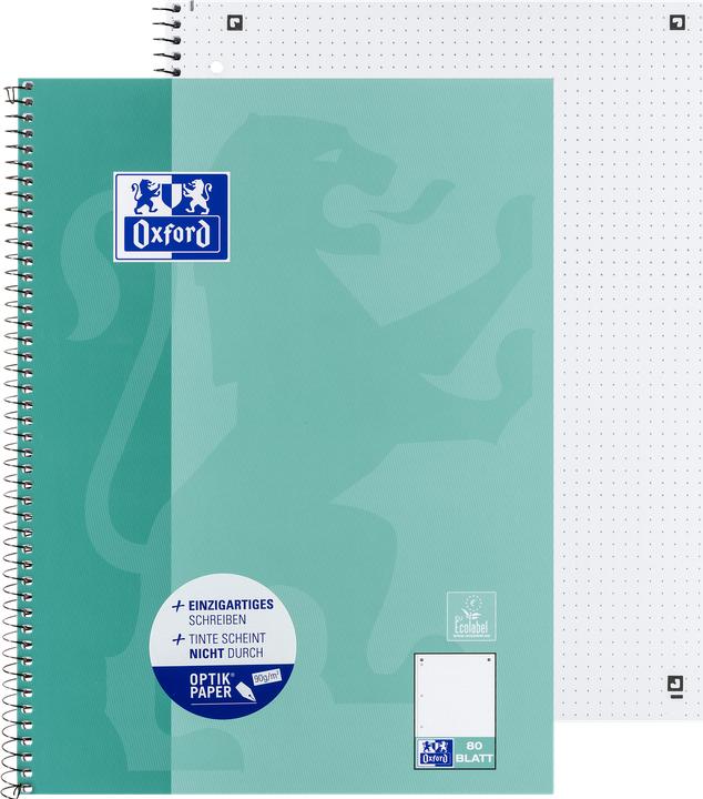 Oxford Collegeblock Scribzee (A4+, Gepunktet, Weicher Einband)
