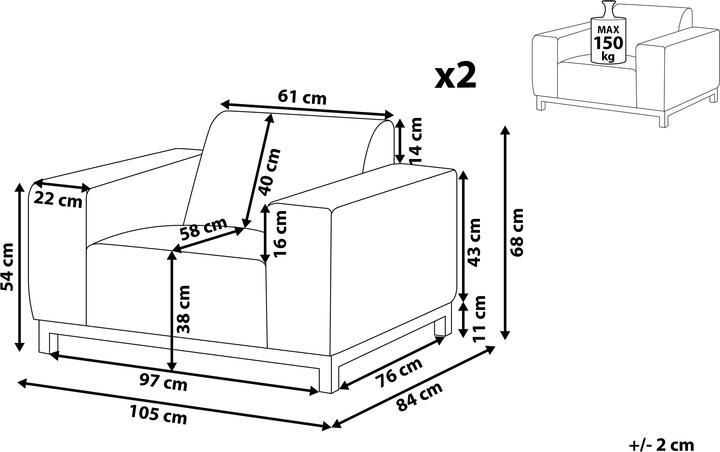 Produktbild Beliani Rovigo