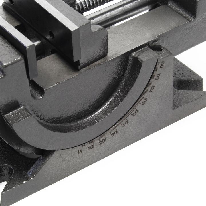 Produktbild Wiltec Präzisions-Maschinenschraubstock 100mm 90° Schraubstock Werkbank Zwinge