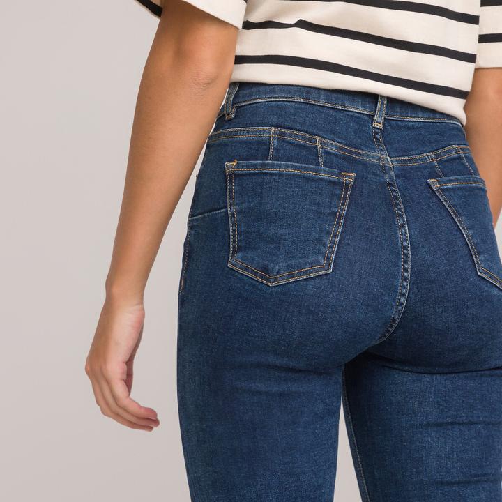 Produktbild La Redoute Collections Bootcut-Jeans mit Push-up-Effekt (L)
