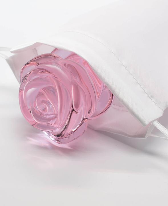 Productafbeelding Dream Toys Glazuur Glas - Rozenknopje Spiraal G-Spot Dildo