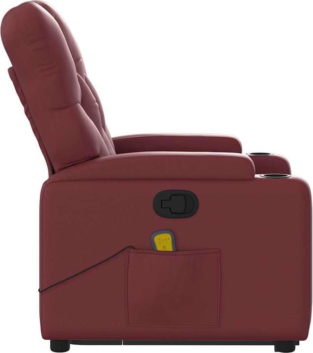 Produktbild vidaXL Massagesessel mit Aufstehhilfe Kunstleder