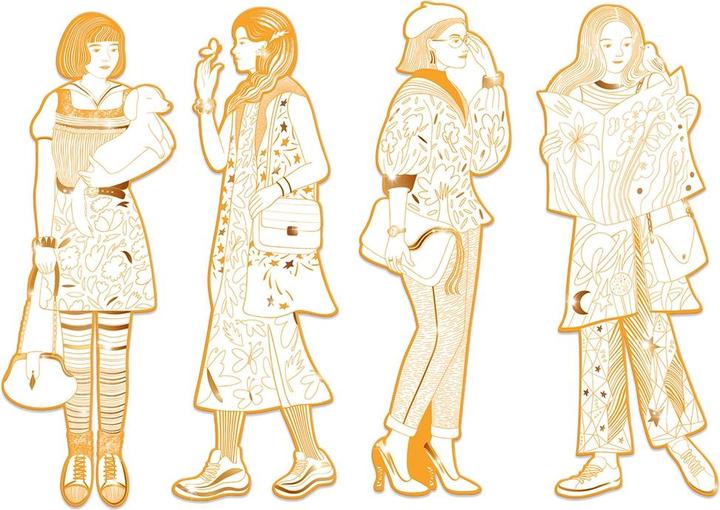 Produktbild Djeco Fashion Malfiguren Scout