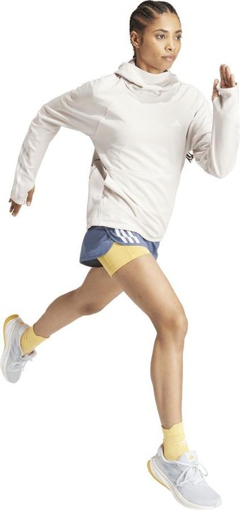 Actual product image adidas Women's Own The Run 3-Stripes Hoodie (S)