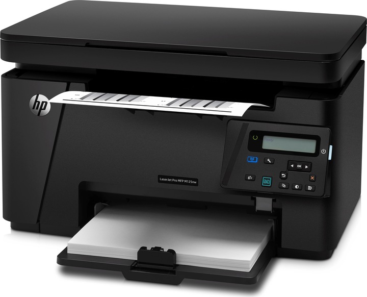 Actual product image HP LaserJet Pro MFP M125nw - Multifunction printer - b/w - laser - 216 x 297 mm (Or (Laser)