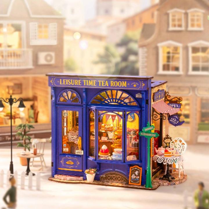 Actual product image Robotime Tea room kit