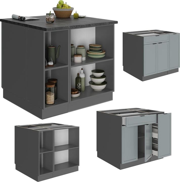 Produktbild Vicco Kücheninsel Fame-Line (60 x 81.60 x 82 cm)