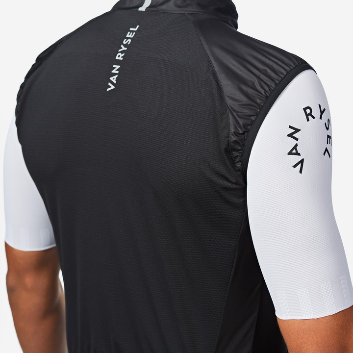 Actual product image Van rysel Men's Road Cycling Ultra-Light Sleeveless Windproof Gilet - Black (S)