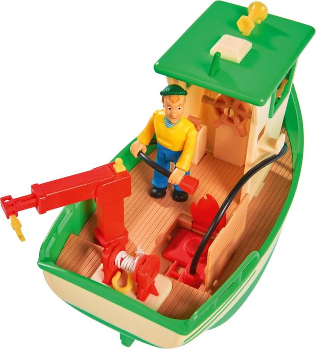Actual product image Simba Sam Charlie's fishing boat with figure