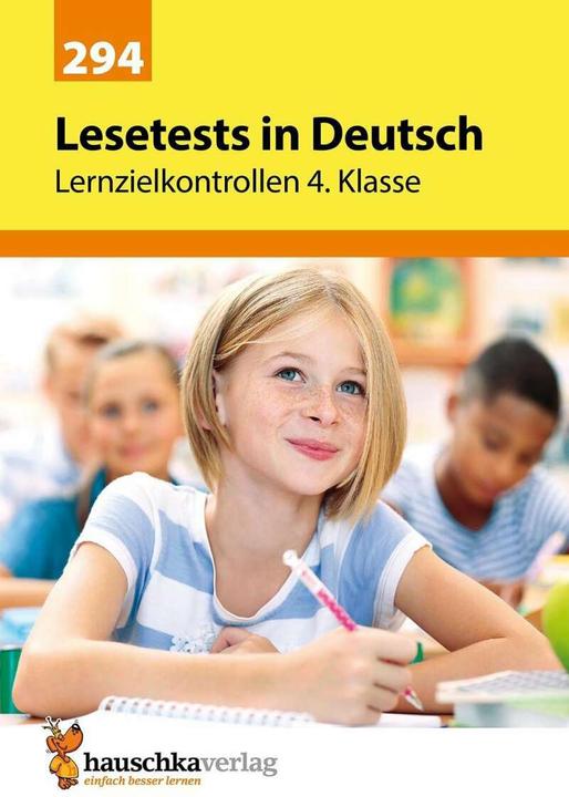 Produktbild Lesetests in Deutsch - Lernzielkontrollen 4. Klasse (Deutsch, Gerhard Widmann, 2023)