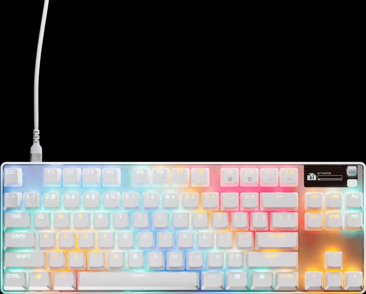 Image du produit SteelSeries Apex Pro TKL Gen 3 Blanc DE (DE, Filaire)