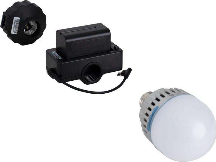 Image du produit Nanlite Adaptateur de batterie NP-F avec filetage E27 (Poignée d'alimentation, Poignée)